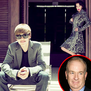Kim Kardashian, Justin Bieber, Bill O'Reilly Kim Kardashian, Justin Bieber, Bill O'Reilly